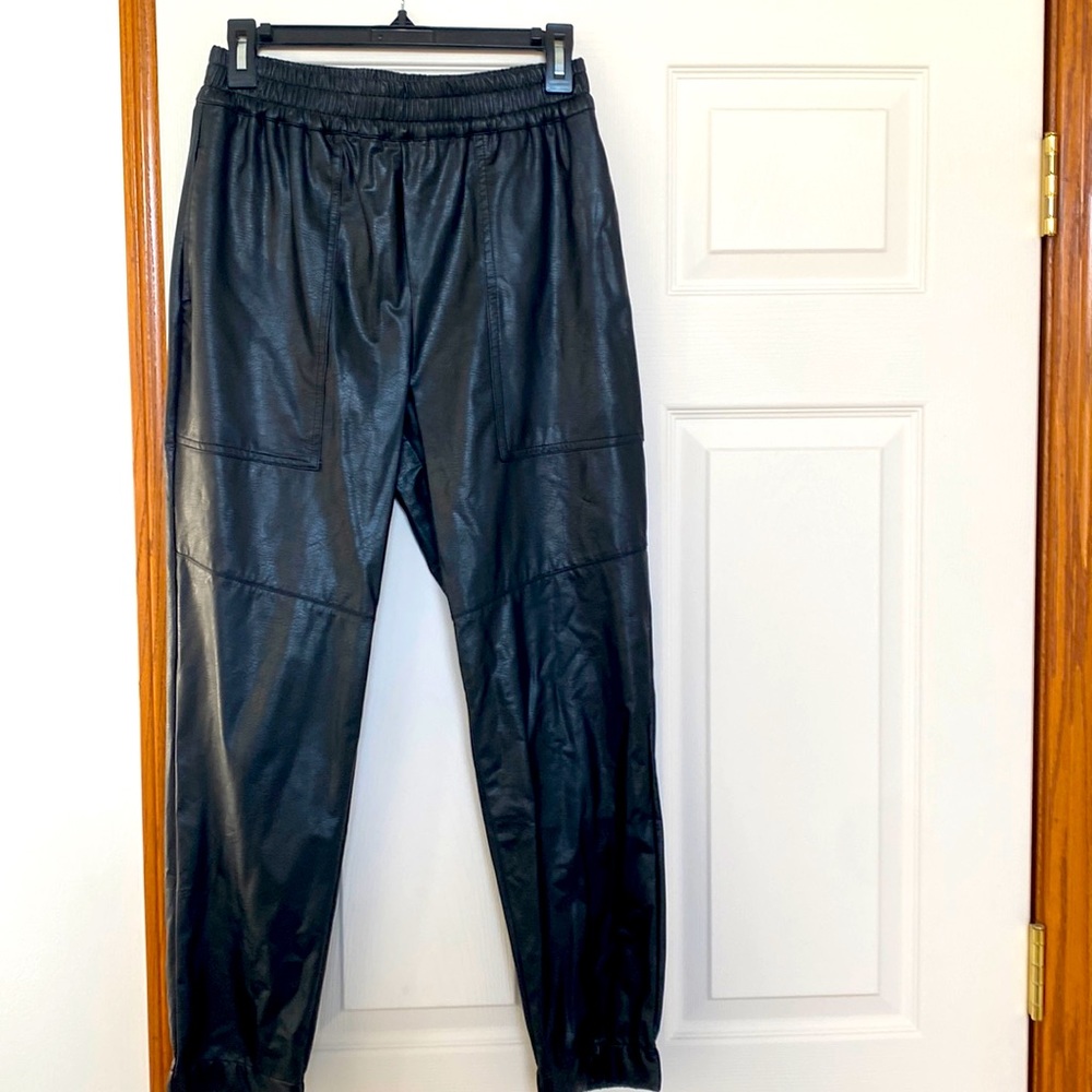 Lysse pleather joggers